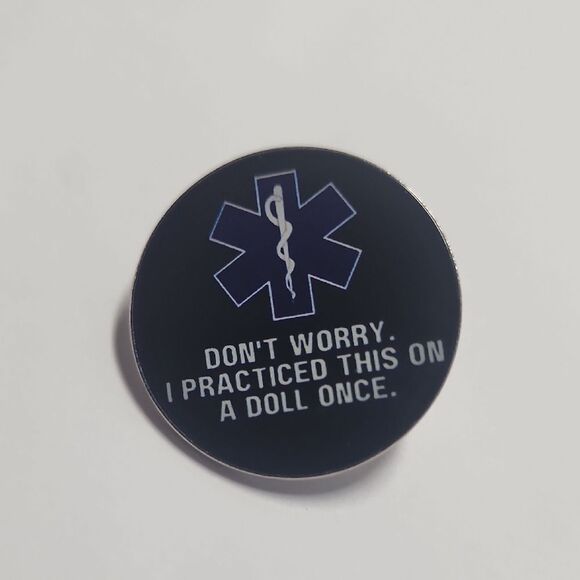 Medical Humor Enamel Pin - Picture 1 of 3